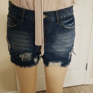 Hand crafted Jeans shorts